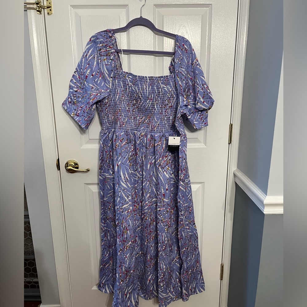 New with Tags Eloquii Smocked Dress